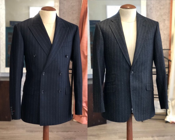 What's the difference between single and double-breasted suits