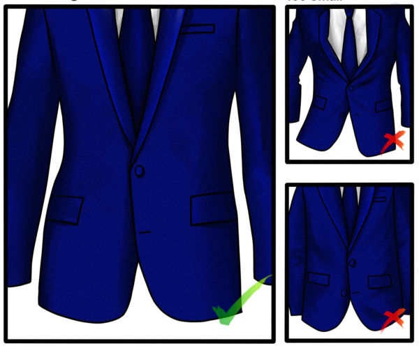 How a Suit Should fit - Infographic