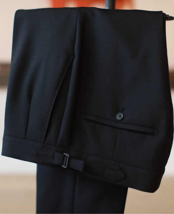 Peak Lapel Tuxedo Black Dinner Suit • Artefact London
