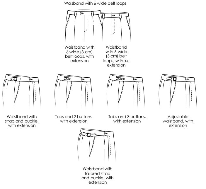 types of belt loops